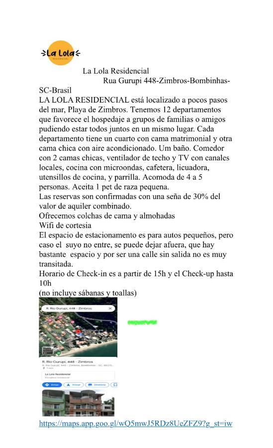 Апартаменты La Lola Residencial Бомбиньяс Экстерьер фото